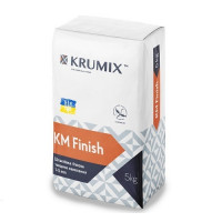 Шпаклівка гіпсова KRUMIX KM Finish фінішна, 5кг