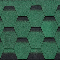 Битумная черепица BTM Shingle Rubin Зелёный