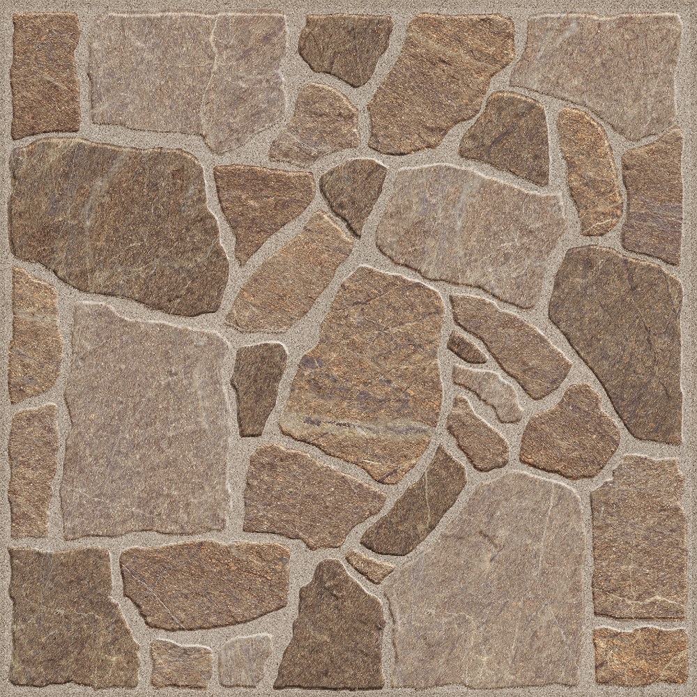 Керамічна плитка Golden Tile для підлоги, колекція Cortile Коричневий 400*400мм