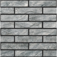 Керамическая плитка Golden Tile для стен, коллекция London Антрацит 250*60*6мм