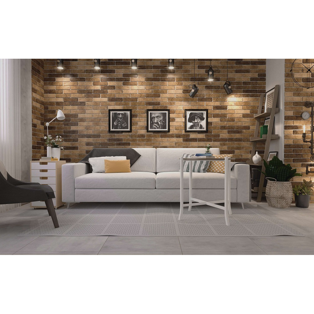 Керамічна плитка Golden Tile для стін, колекція Seven tones Помаранчевий 250*60*6мм