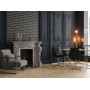 Керамічна плитка Golden Tile для стін, колекція The Strand Чорний 250*60*6мм