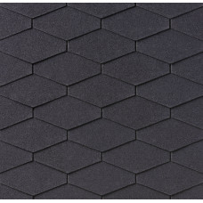 Битумная черепица Iko, коллекция Diamant PLUS (Диамант ПЛЮС) Черный