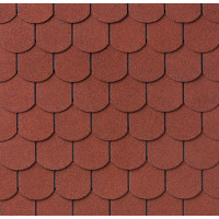 Битумная черепица Iko, коллекция Victorian PLUS (Викториан ПЛЮС) Плитка красная