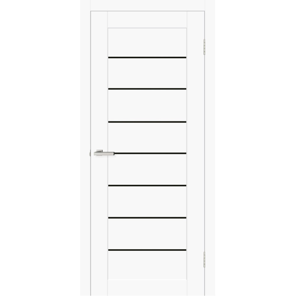 Двері ТМ "ОМіС" Cortex Deco 10 ЧС (чорне скло) Silk Matt