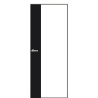 Дверь ТМ "ОМіС" FLAT 12V (торец BLK) Эмалекс (черный браш)