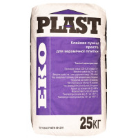 Клей PLAST EKO для керамической плитки, 25кг