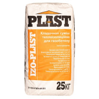 Смесь кладочная PLAST IZO цементная усиленная, 25кг