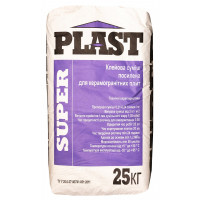 Клей PLAST SUPER для керамогранита усиленный, 25кг