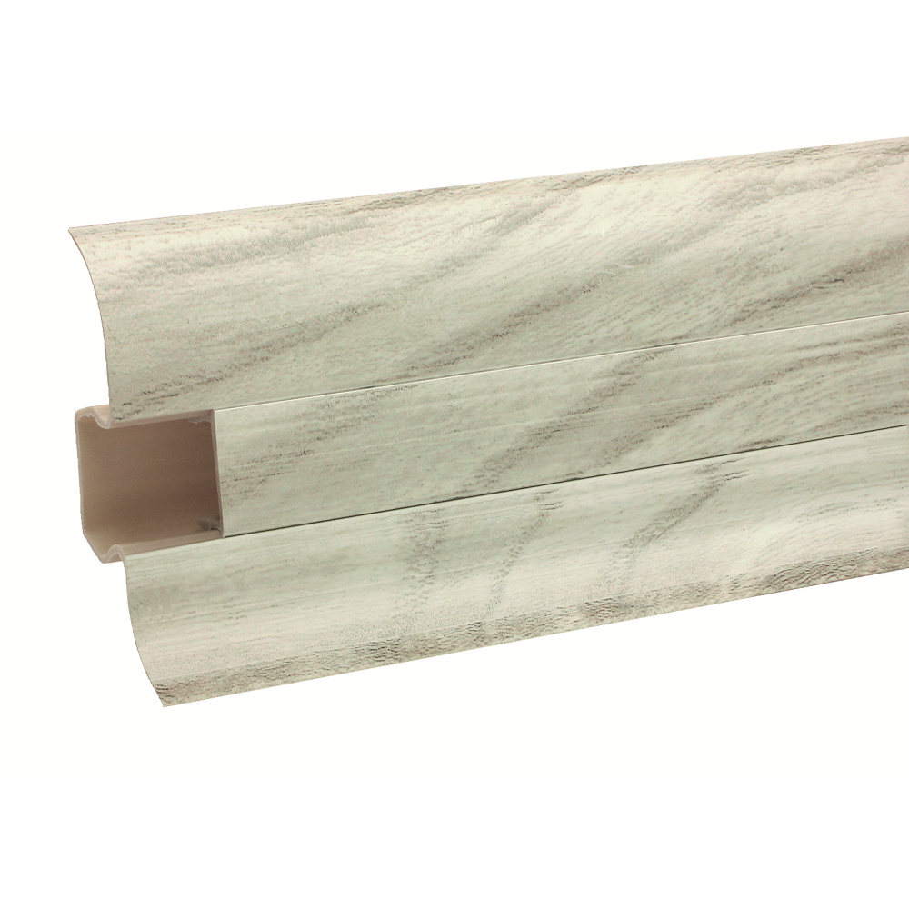 Плінтус ТМ "Premium Decor" матовий - 312 В'яз срібний