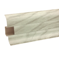 Плінтус ТМ "Premium Decor" матовий - 312 В'яз срібний