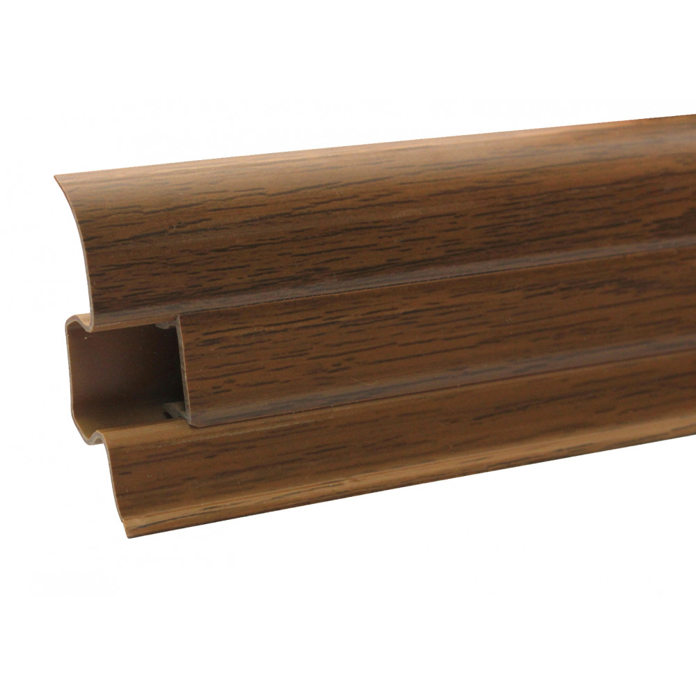 Плінтус ТМ "Premium Decor" матовий - 229 Дуб бурштиновий