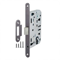 Корпус врізного замку ARMADILLO LH 85-50 UK GR (графіт) Box