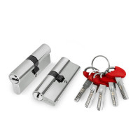 Циліндровий механізм FUARO (D-PRO500/80) D-PRO5000Key80(35+10+35) CP хром 5Key