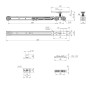 Ручка для розсувних дверей SH.LD152.010 (SH010) SN-3 матовий нікель