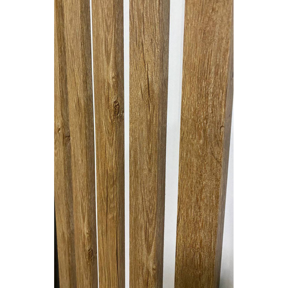Панно із декоративних рейок ТМ "Floor Decor" 40*16*2750мм, колір цемент