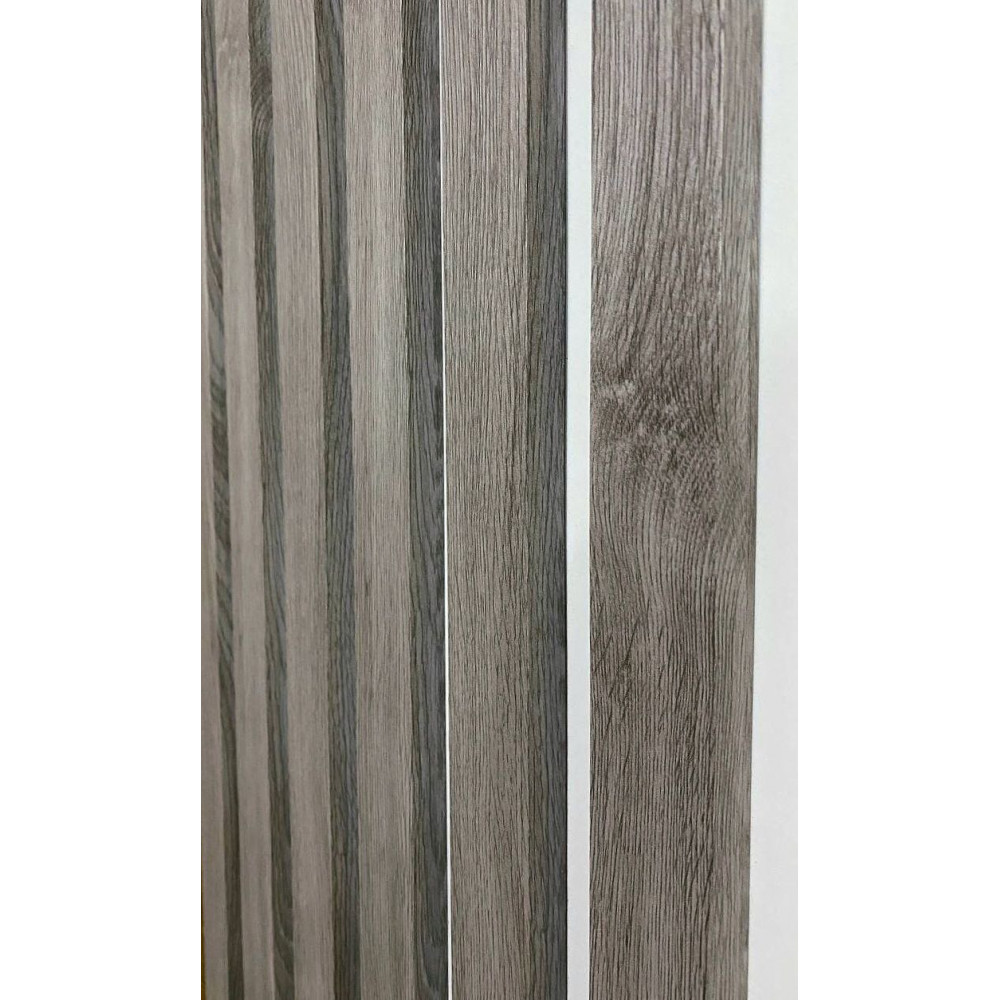 Панно із декоративних рейок ТМ "Floor Decor" 40*16*2750мм, колір цемент