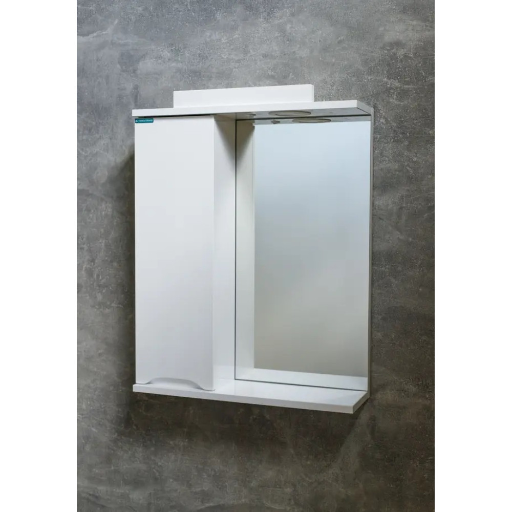 Дзеркало 1, ручка Aqua, ліве (550 мм)