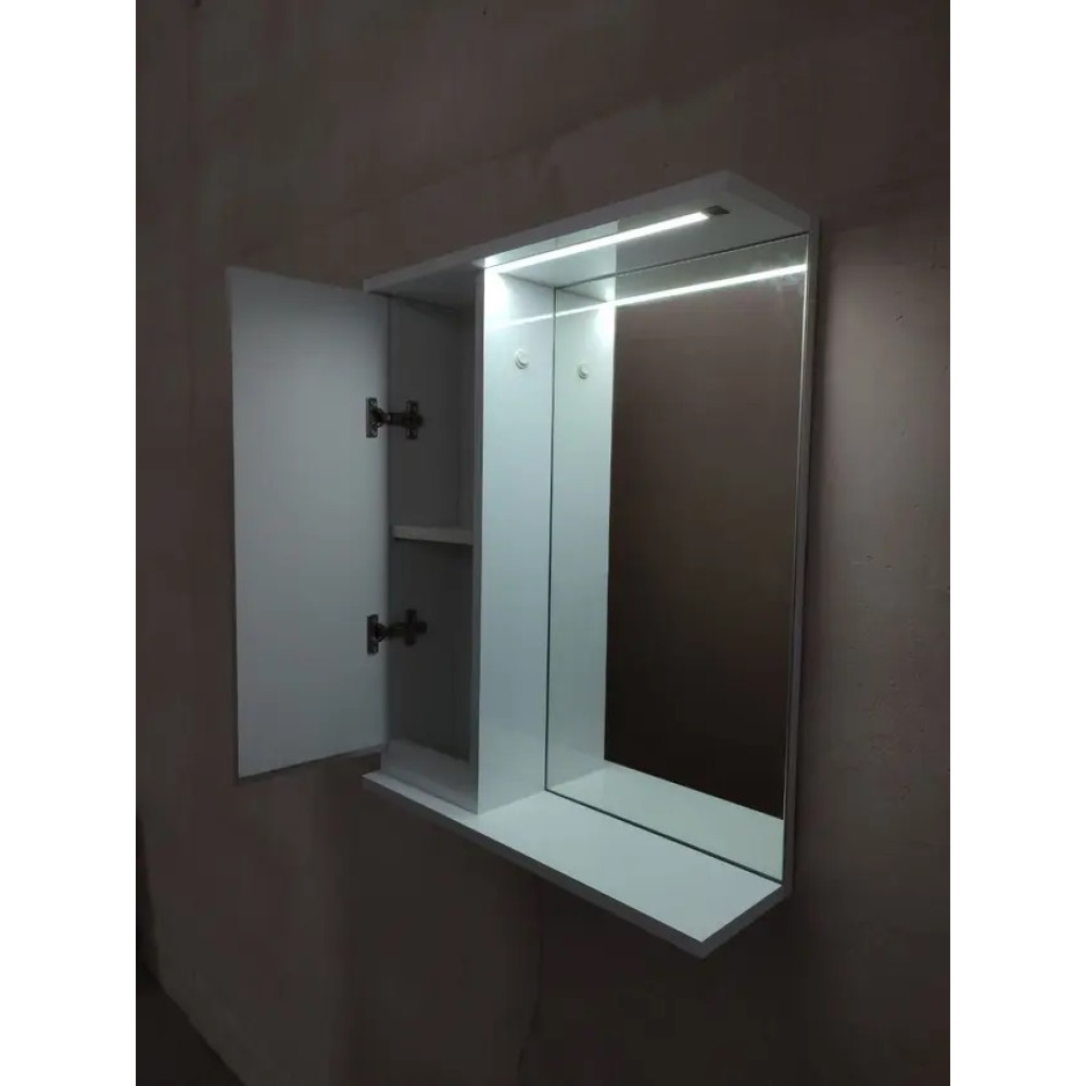 Дзеркало 1, ручка Optima, ліве, LED (550 мм)