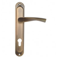 Ручка на планці HANDLE85.CORONA.STL Yale (CORONA STL Yale 85) AB бронза