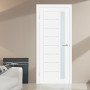 Двері ТМ "ОМіС" Cortex Deco 09 ПЗ (скло сатин) Silk Matt