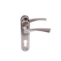 Ручка на планці HANDLE62.CORONA.STL kWC (CORONA STL kWC 62) SN/CP-матовий нікель/хром